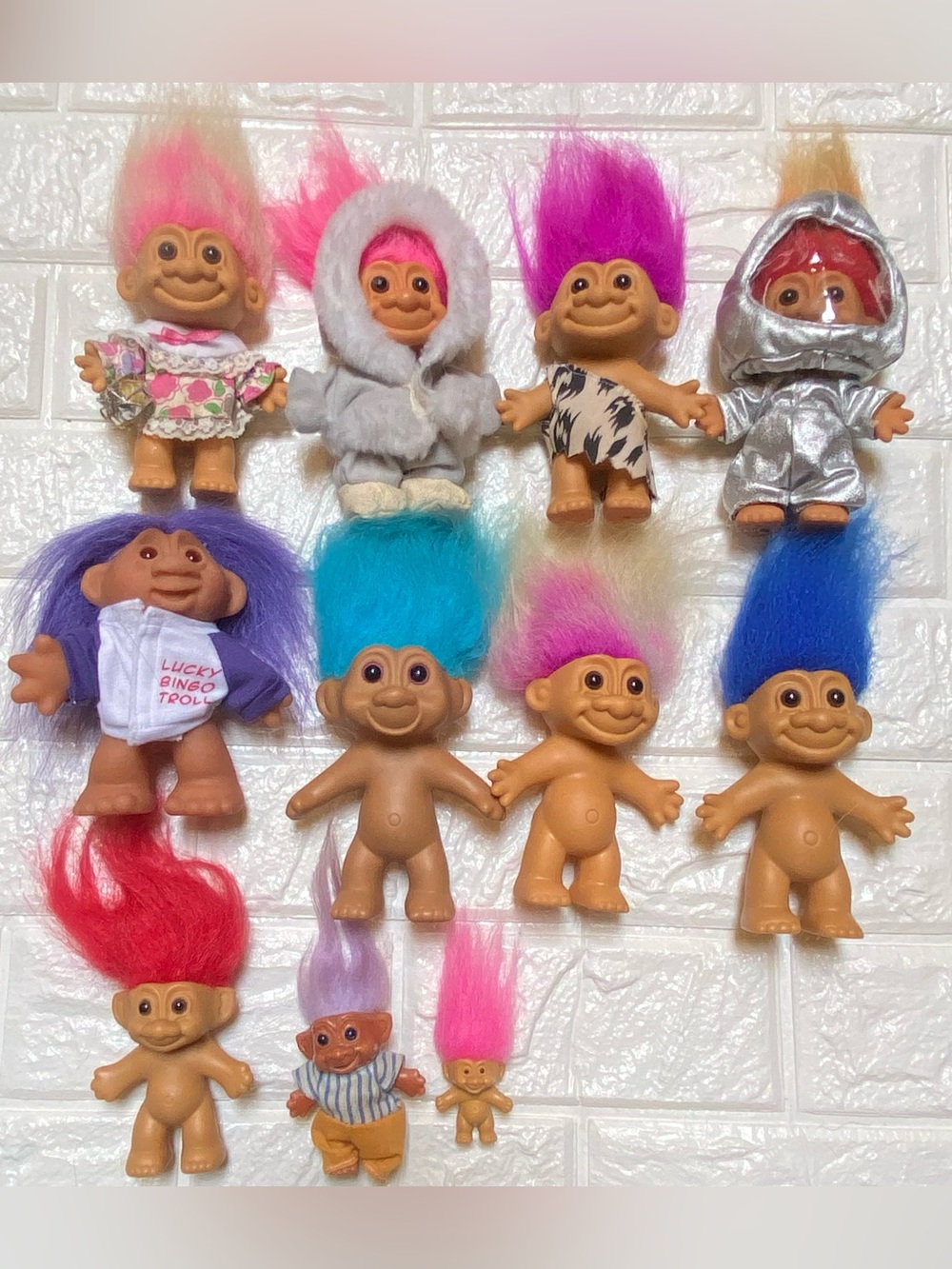 Vintage Russ Troll Doll Lot of 11